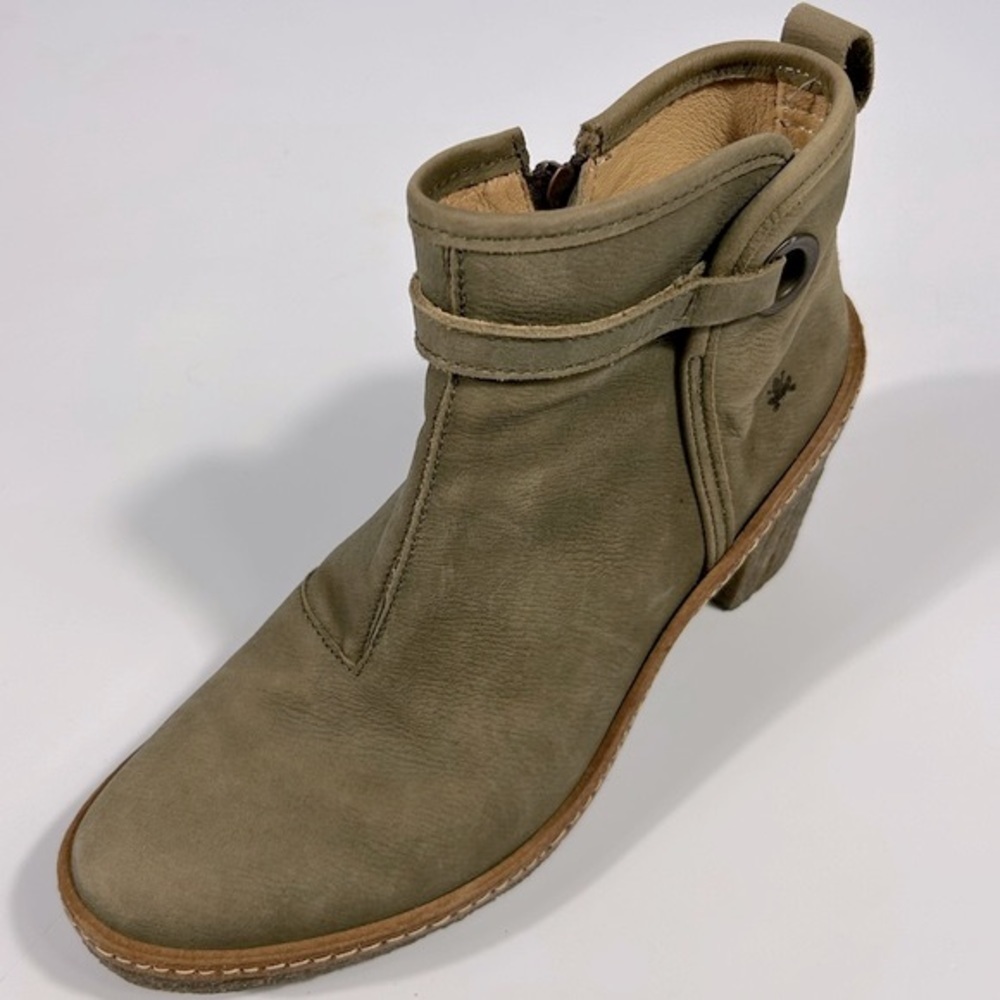 El Naturalista Women's Haya Ankle Boots In Green Size 41